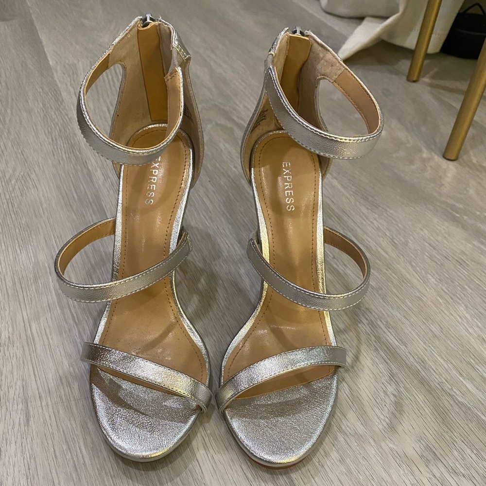 Express heels. Worn once